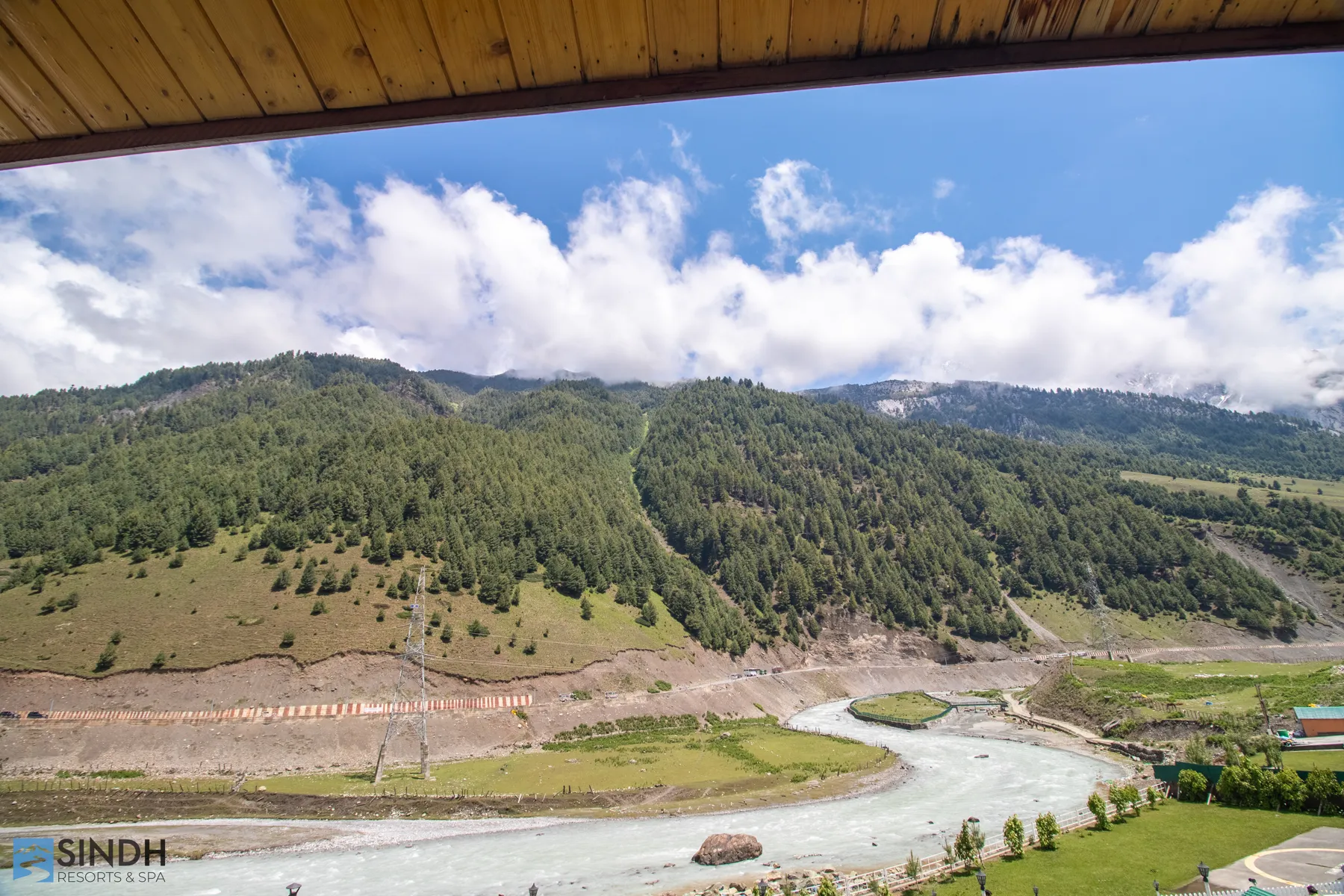 View from the cottage